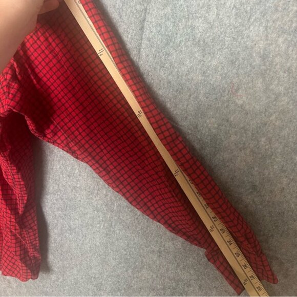 Polo Ralph Lauren Men Size 4XLT Tall Red Button Down Casual Shirt - Picture 5 of 7